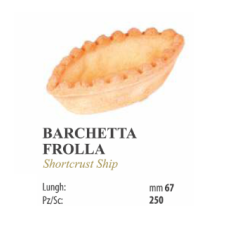 BARCHETTE DI FROLLA TARTE BARCUTE L67MM 3KG CUTIA